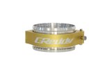 GReddy 3.5 Inch Gold Anodized Aluminum Boost Tube Clamp Set thumbnail 2
