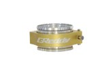 GReddy 3.0 Inch Gold Anodized Aluminum Boost Tube Clamp Set thumbnail 2