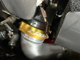 GReddy 3.0 Inch Gold Anodized Aluminum Boost Tube Clamp Set thumbnail 3