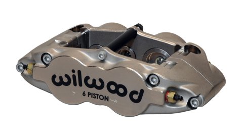 Wilwood Caliper-Narrow Superlite 6R-ST-RH - Nickel 1.62/1.12/1.12in Pistons 1.25in Disc