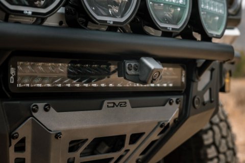 DV8 Offroad 21-26 Ford Bronco Tube Bumper Camera Relocation Bracket - Only for FBBR-08 and FBFR-02 thumbnail 1