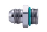 GReddy Gray M20xP1.5 to AN8 Fuel Delivery Tube Adapter O-Ring Fitting thumbnail 1