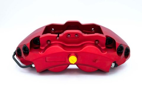 GrimmSpeed 02-21 Subaru WRX/STI 4-Piston Brake Caliper Kit - Red (For 340mm Rotor) thumbnail 4