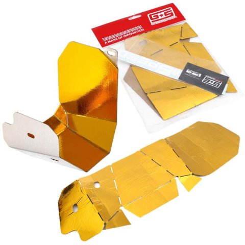 GrimmSpeed Reflect-A-Gold Foil Turbo Heatshield thumbnail 3