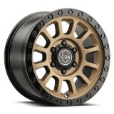 ICON Hulse 17x8.5 / 6x5.5 / 0mm / 4.75in BS Satin Bronze w/ Gloss Black Lip thumbnail 3