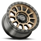 ICON Hulse 17x8.5 / 5x150 / 25mm / 5.75in BS Satin Bronze w/ Gloss Black Lip thumbnail 1