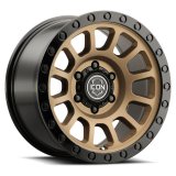 ICON Hulse 18x9 / 6x5.5 / 0mm / 5in BS Satin Bronze w/ Gloss Black Lip thumbnail 1