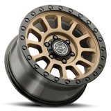 ICON Hulse 18x9 / 6x5.5 / 0mm / 5in BS Satin Bronze w/ Gloss Black Lip thumbnail 5
