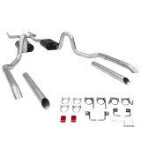 Flowmaster 64-72 GM A-BODY 2.5 in. American Thunder Crossmember-Back Exhaust System thumbnail 2