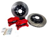 Baer Brakes 15-23 Ford Mustang Excl. GT350 12in SS4+ Deep Stage 2.0 Front Slot Brake Kit - Fire Red thumbnail 1