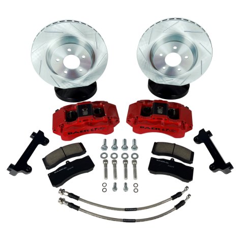 Baer Brakes 07-25 Jeep Wrangler JK/JL 13.5in 6T Front SZ Brake Kit - Red