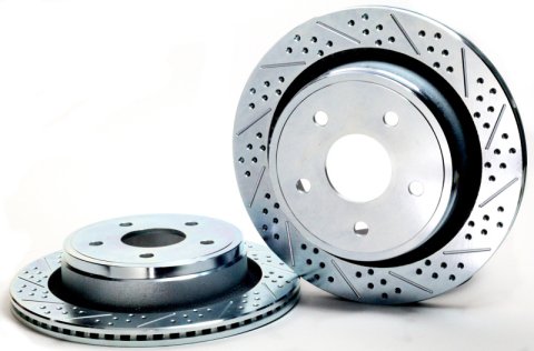 Baer Brakes 02-24 Dodge/Ram 1500 5-Lug Classic Claw Performance Rear Rotors thumbnail 1
