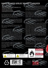 Baer Brakes Spray Brake Cleaner Non-Chlorinated Technical Grade 130Z - 12 Case (Aerosol) thumbnail 3