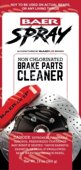 Baer Brakes Spray Brake Cleaner Non-Chlorinated Technical Grade 130Z - 12 Case (Aerosol) thumbnail 4