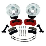 Baer Brakes 20-25 Jeep Gladiator 13.5in 6T Front SZ Brake Kit - Fire Red thumbnail 1