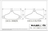 Baer Brakes 89-97 Chevrolet Camaro Claw Brake Rear Pads thumbnail 4