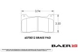 Baer Brakes 15-23 Ford Mustang 11.625in SS4+ Deep Stage Rear SDZ Brake Kit - Clear thumbnail 6