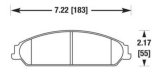 Baer Brakes Replacement Pads for Baer AlumaSport Calipers thumbnail 5