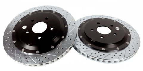 Baer Brakes 06-09 Cadillac XLR V Eradispeed+ Rear SDZ 2-Piece Performance Brake Rotors thumbnail 2