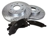 Baer Brakes 94-04 Ford Mustang Claw Rotor & Pad Combo Kit - Rear thumbnail 1