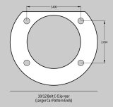 Baer Brakes 60-74 Chevrolet C10 Pickup 12in SS4 Rear SDZ Brake Kit - Silver thumbnail 6