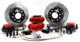 Baer Brakes Wilwood Mustang II Pro Spindles STD Studs 11in SS4+ Front SDZ Brake Kit - Red thumbnail 1