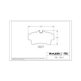 Baer Brakes Replacement Pads for Rear Classic and Ironsport Systems thumbnail 2