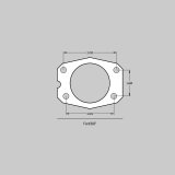 Baer Brakes 05-14 Ford Mustang 14in Pro+ Rear SDZ Brake Kit - Grabber Blue thumbnail 3