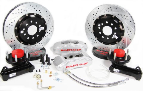 Baer Brakes 13in Pro+ Front Brake Kit - Silver thumbnail 5