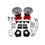 Baer Brakes 62-69 Ford Fairlane 11in SS4 Int Hub Front SDZ Brake Kit - Fire Red thumbnail 1