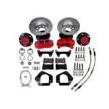 Baer Brakes 64-72 Buick Skylark 11in SS4 Alum Hub Front SDZ Brake Kit - Fire Red thumbnail 1