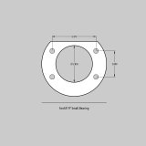 Baer Brakes 65-66 Ford Mustang 14in Extreme+ Rear SDZ Brake Kit - Hugger Orange thumbnail 4