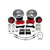 Baer Brakes 70 Ford Fairlane 11in SS4 Alum Hub Front SDZ Brake Kit - Fire Red thumbnail 1