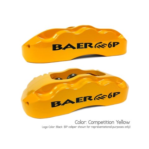 Baer Brakes 70-74 Chevrolet Camaro 13in SS4+ Rear SDZ Brake Kit - Comp Yellow thumbnail 2