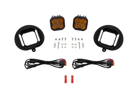Diode Dynamics 02-08 Dodge Ram 1500/2500/3500 SS3 Fog Light Kit - Yellow Max thumbnail 1