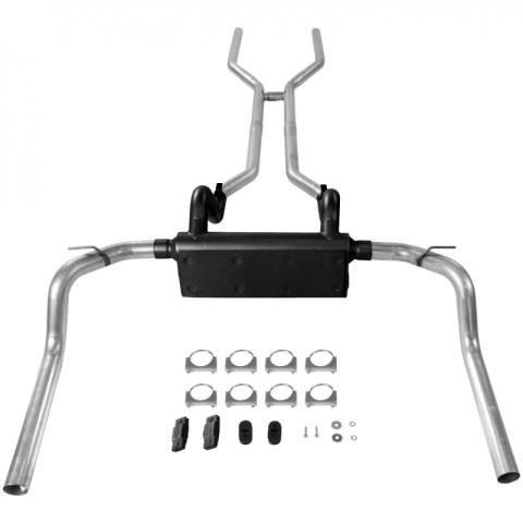 Flowmaster 67-74 Camaro/Nova 2.5in. American Thunder Crossmember-Back Exhaust System thumbnail 3