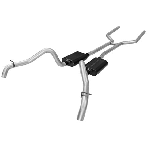 Flowmaster 67-68 GM F-BODY 2.5 in. American Thunder Crossmember-Back Exhaust System thumbnail 1