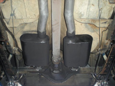Flowmaster 67-68 GM F-BODY 2.5 in. American Thunder Crossmember-Back Exhaust System thumbnail 5