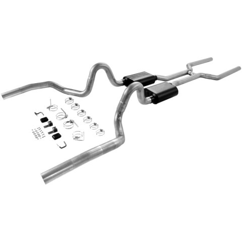 Flowmaster 68-72 GM A-BODY 3.0in. American Thunder Crossmember-Back Exhaust System thumbnail 4