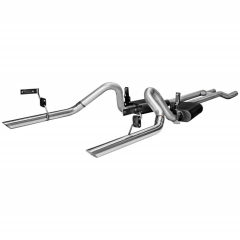 Flowmaster 64-66 Mustang V8 American Thunder Crossmember-Back Exhaust System thumbnail 1