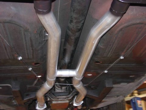 Flowmaster 67-70 Mustang American Thunder Thru Valance Exhaust System thumbnail 9