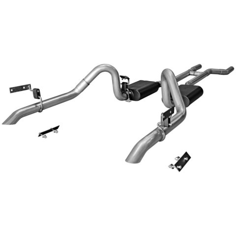 Flowmaster 67-70 Mustang American Thunder Under Valance Exhaust System thumbnail 1