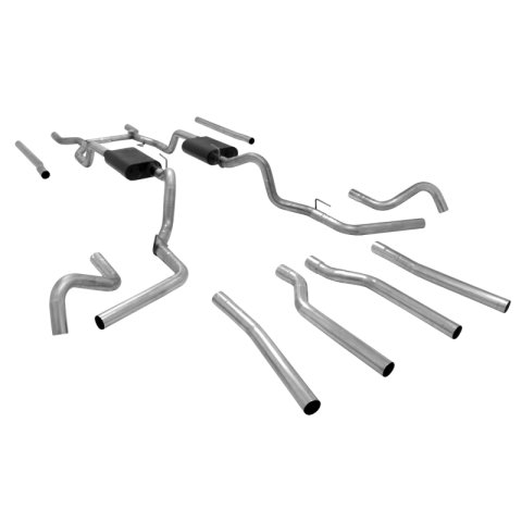 Flowmaster 67-72 GM C10/C15 American Thunder Crossmember-Back Exhaust System thumbnail 5