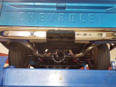 Flowmaster 67-72 GM C10/C15 American Thunder Crossmember-Back Exhaust System thumbnail 8