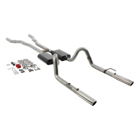 Flowmaster 67-70 Mustang American Thunder THRU VALANCE SS Crossmember-Back Exhaust System thumbnail 4