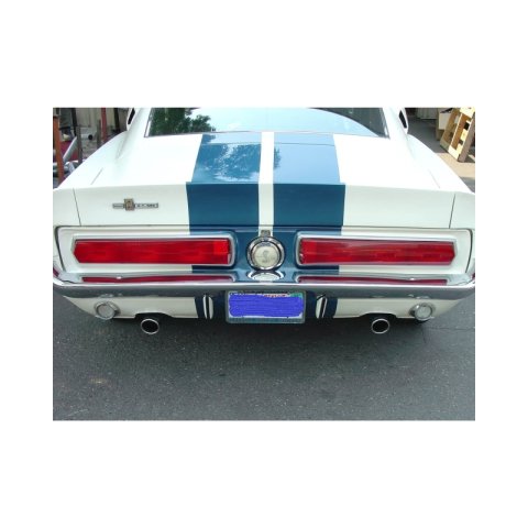 Flowmaster 67-70 Mustang American Thunder THRU VALANCE SS Crossmember-Back Exhaust System thumbnail 5