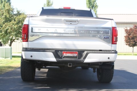 Flowmaster 15-20 F150 2.7L/3.5L 4in. Outlaw SS Cat-Back Exhaust System thumbnail 1