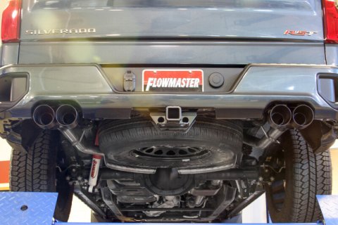 Flowmaster 19-25 GM 1500 5.3L American Thunder Cat-Back Exhaust System - Quad Tips thumbnail 2