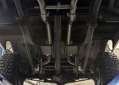 Flowmaster 67-72 GM Truck 4WD American Thunder Crossmember-Back Exhaust System thumbnail 5