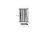 aFe POWER Universal Clamp-On Air Filter w/ D2 Dura-Dry Media - 3in F x 5in B x 4-3/4in T x 7in H thumbnail 6